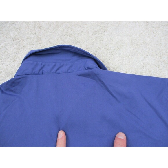 Greyson Polo Shirt Mens Large Blue Performance Stretch Preppy Golfer Golf * - Picture 11 of 16